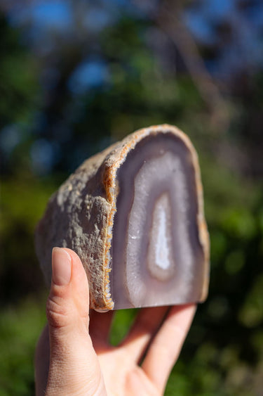 Natural Agate Candle Holder